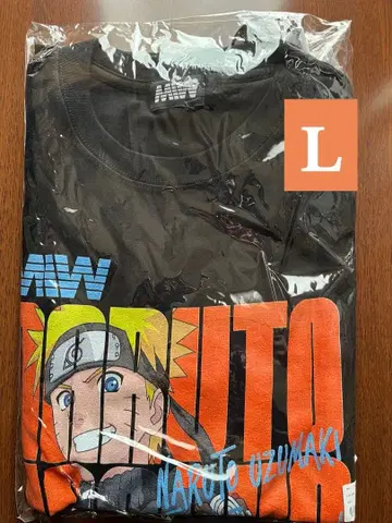 MIW 나루토 롱 슬리브 T셔츠 블랙 NARUTO 긴팔