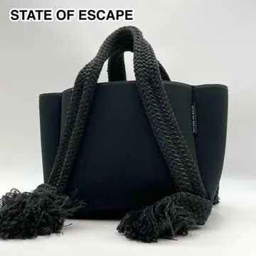 초레어! 현행 스테이트 오브 에스케이프 이클립스 핸드백 블랙 로프