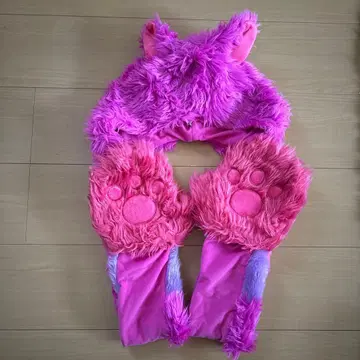 [ 초레어 ] 이상한 나라의 앨리스 체셔 고양이 팬캡 장갑 머플러