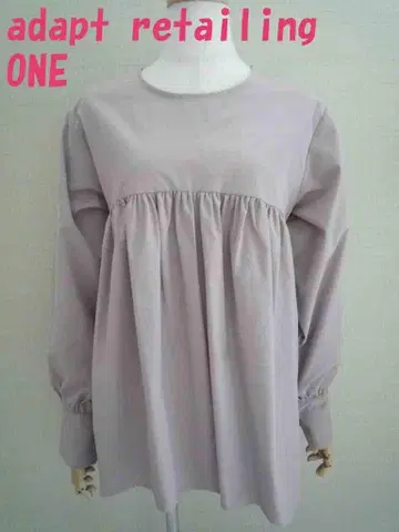 새상품급 아다브트 릴링 튜닉 블라우스 ONE 브라운 계열