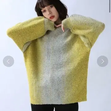 jeanasis / 2 컬러 그라데이션 풀오버