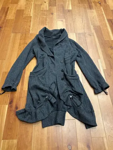 그레이 롱 가디건 이탈리아제