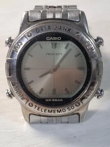 CASIO TWINCETP 손목시계 WR 5BAR