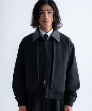 SINSS 트위드 숏 블루종 / 트위드 숏 블루종