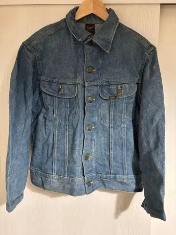 80s Lee 라이트 블루 데님 자켓 made in USA