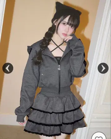 미셸마카롱 레이스 티어드 셋업 3종 세트