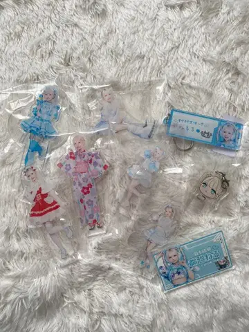 NANIMONO [린네네루] 아크릴 스탠드 아크릴 키링 굿즈 묶음 판매