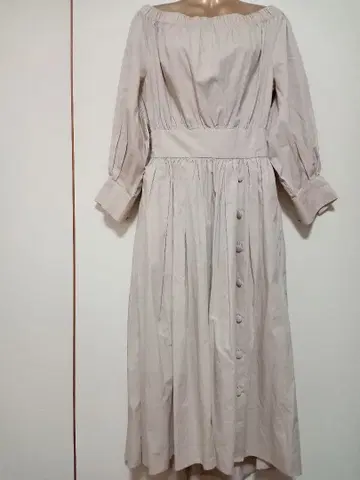 베이지 셔츠 롱 원피스 RANDA 란다 새상품 2way