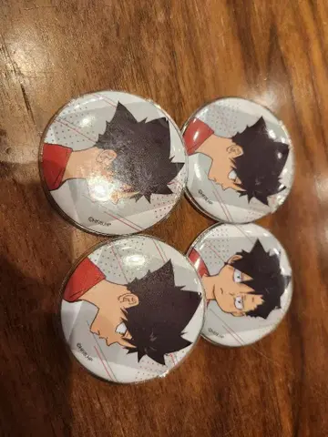 하이큐 블랙 유년기 캔 배지