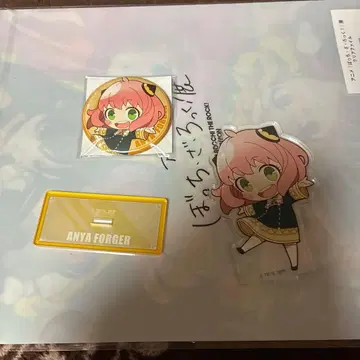 아냐 아크릴 스탠드 캔뱃지 세트 나고야카