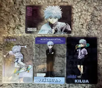 초 레어 HUNTER x HUNTER 라미네이티드 카드 4장 세트 키루아