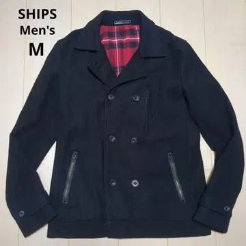 SHIPS 쉽스 더블 울 코트 M 사이즈 블랙