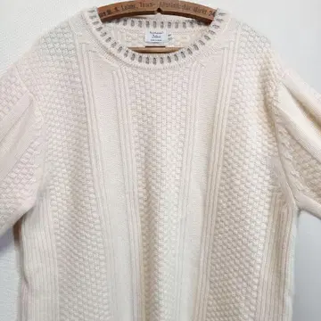 560g!Detour 두툼한 캐시미어 니트 아란 니트 피셔맨