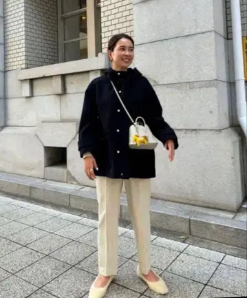 ohga 벤리 코트 M 38 네이비 BENLY COAT