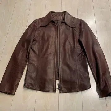 [ 새상품급 ] LED RECHWE 가죽 자켓 하만 브라운 L 사이즈