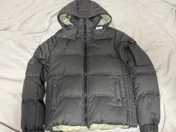 TATRapS 후드 부착 그레이 다운 자켓