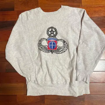 80s 트리코 태그 XL Champion AIRBORNE 리버스 위브