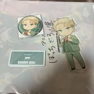 로이드 포저 아크릴 스탠드 캔뱃지 나고야카