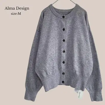 Alma Design 택 포함 새상품급 니트 가디건 루즈핏 쫀득 M
