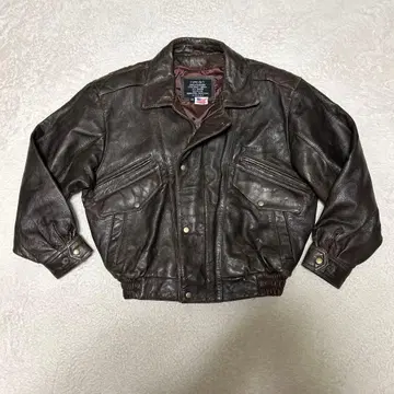 TYPE G-1 브라운 가죽 자켓 38 천연 가죽