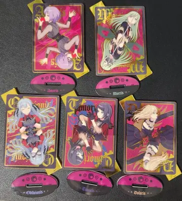 BanG Dream! Ave Mujica 금박 아크릴 스탠드 전종 세트