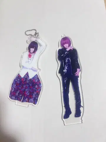 R지정 마모 아크릴 키링 2개 세트