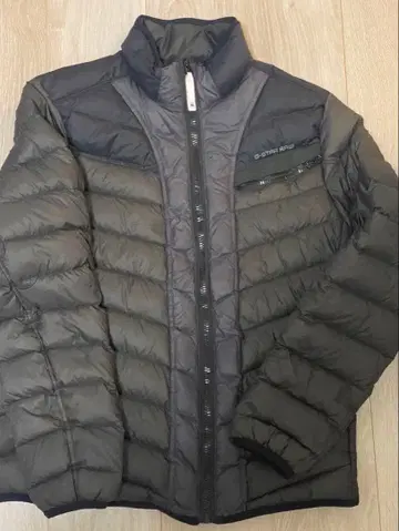 G-STAR RAW 다운 자켓 다크 그레이