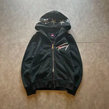 archive tommy grunge Parka y2k black