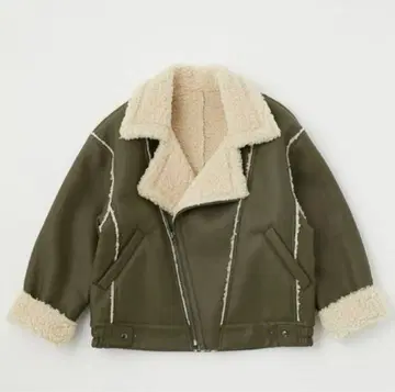 moussy FAUX LEATHER BONDING 자켓