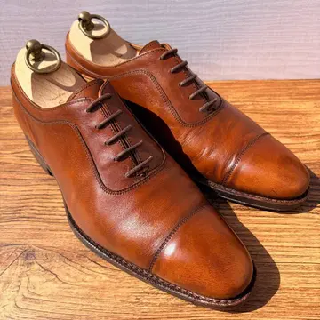 자란스리와야 스트레이트 팁 26cm 브라운 내피 가죽 신발