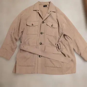 NINE 벨트 코듀로이 자켓