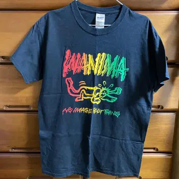 WANIMA 블랙 T셔츠