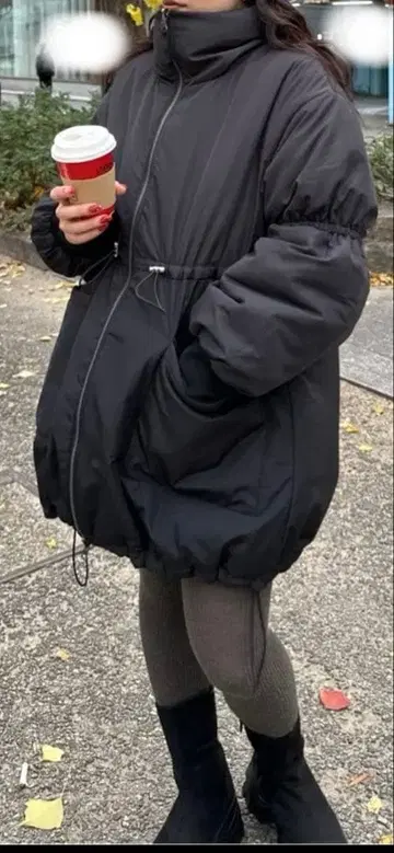 kastane 캔디 슬리브 리버서블 코트