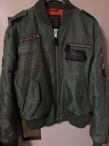 SIMPSON MA-1 플라이트 자켓