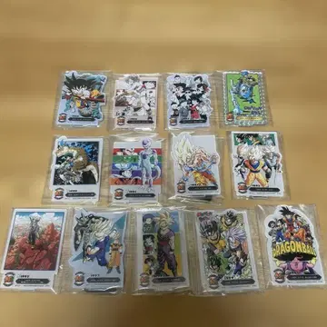 제일복권 드래곤볼 40th F상 아크릴 스탠드 13개 세트
