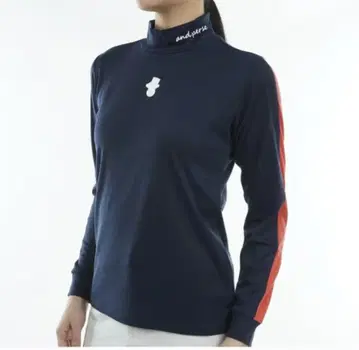 새상품 앤퍼시 모크넥 L 네이비 정가 15400엔 가을/겨울 UV컷