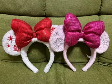 디즈니 크리스마스 머리띠 2개 세트