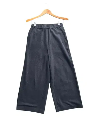 갤러리 비 니트 팬츠 와이드 팬츠 이지 팬츠 네이비 M