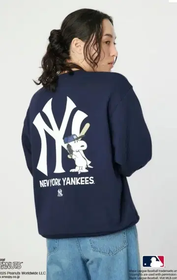 [UNISEX] MLB x PEANUTS 스웨트 상의
