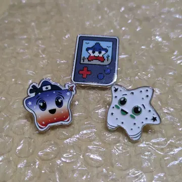 오사카 만박 핀 배지 3개 세트 미국관 공식 캐릭터