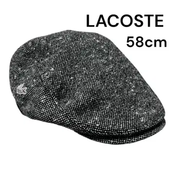 고급 라코스테 LACOSTE 헌팅 캐시미어 혼방 가죽