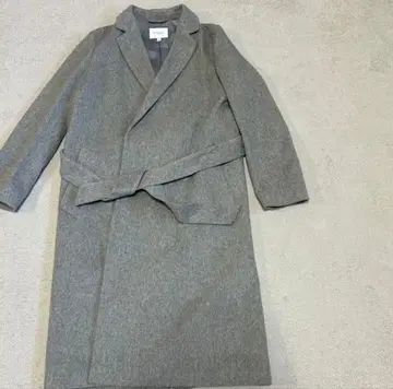 BEAUTY&YOUTH 그레이 체스터 코트 S