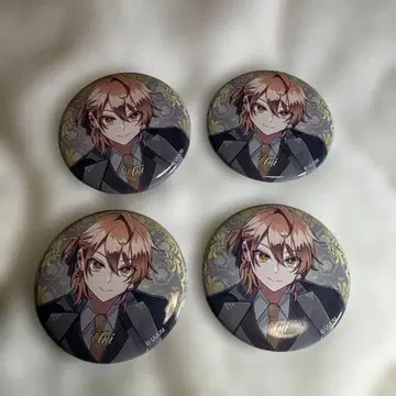 컬러풀 피치 우리 캔뱃지 4세트