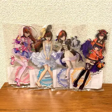 STEINS;GATE 진심 복권 아크릴 스탠드 마키세 크리스 4개 세트