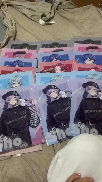 애니메이션 캐릭터 클리어 파일 15장 세트