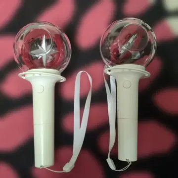 K-POP 응원봉 투명 구체 화이트 세트