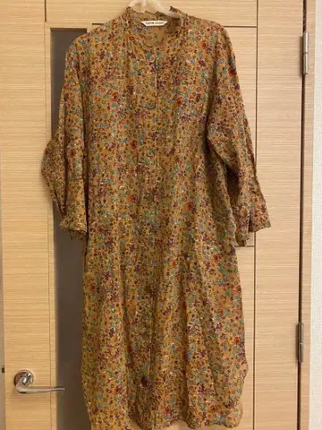 TSUMORI CHISATO 꽃무늬 셔츠 원피스