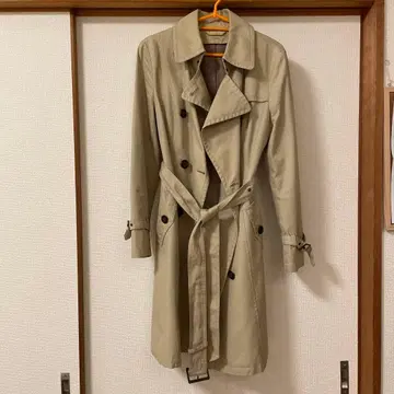 베이지 트렌치코트 일본제