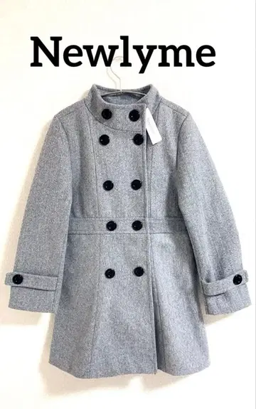 [ 새상품, 미사용 ] Newlyme 니엘리 루리미 더블 브레스트 코트