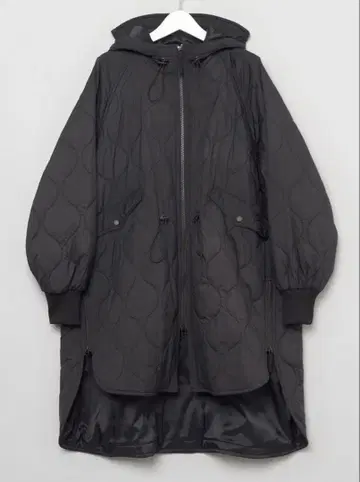 lelill 퀼팅 자켓 코트 블랙